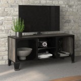 Cumpara ieftin Dulap TV ,gri,105x36x47 cm,metal și MDF