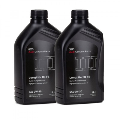 Pachet 2 litri Ulei Audi Longlife III FE 0W30 foto