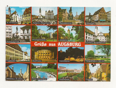SG1 - Carte Postala - Germania -Augsburg, Circulata 1990 foto