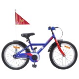 vidaXL Bicicletă pentru Copii 18 Inci pentru 5-7 ani Albastru &icirc;nchis 42009640
