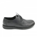 Pantofi din piele Oxford Pax Black