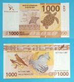 Polinezia Franceza 1.000 Francs 2014 &#039;Fauna autohtona&#039; UNC serie: 471441BO p#6