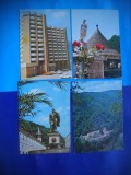 HOPCT LOT 2430 BAILE HERCULANE -JUD CARAS SEVERIN-4 CARTI POSTALE-NECIRCULATE, Necirculata, Printata, Caras-Severin