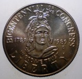 C.238 USA SUA CONGRESS BICENTENNIAL 1/2 HALF DOLLAR 1989 D AUNC