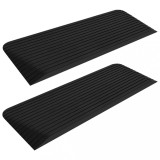 Cumpara ieftin Rampe tip prag, 2 buc.,110x41x5 cm, cauciuc