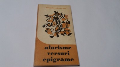 Aforisme, versuri, epigrame-Stanislaw Jerzy LEC--RF14/4 foto