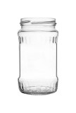 Set 24 borcane de 370 ml, din sticla, fara capac, Gimihome