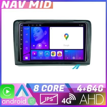 Navigatie Mercedes Viano Vito 2003 2015 EDOTEC-LITE Android radio gps internet Octa core 4 64 Carplay CarStore Technology