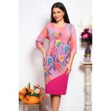 Rochie Eleganta Tresa Fucsia - 48Marimea