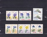 ROMANIA 1967 LP 649 FLORA CARPATINA PERECHE MNH