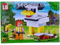 Set constructie Gaina Giganta si Ferma Pixelata- NO.LB1184D foto