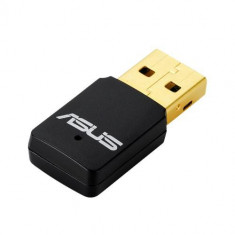 Adaptor wireless Asus, N300, USB2.0, IEEE 802.11 b/g/n, N300 complete foto