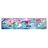 Puzzle pentru copii Zane (4 in 1) si joc storytelling, Hape