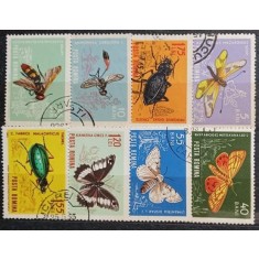 Romania 1964 - Insecte din fauna, serie stampilata