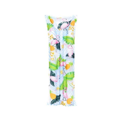 Saltea gonflabila pentru plaja sau piscina, 183x69 cm, Multicolor, ATU-V0202 foto