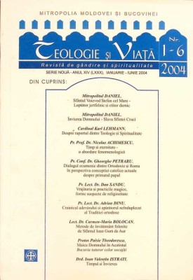 TEOLOGIE SI VIATA. REVISTA DE GANDIRE SI SPIRITUALITATE NR.1-6/2004-DANIEL MITROPOLITUL MOLDOVEI SI BUCOVIN-264219 foto