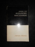 ADRIAN MARINO - OPERA LUI ALEXANDRU MACEDONSKI