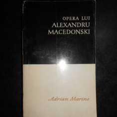 ADRIAN MARINO - OPERA LUI ALEXANDRU MACEDONSKI