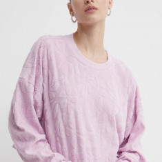 Billabong bluza femei, culoarea roz, modelator
