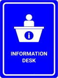 Information Desk sign