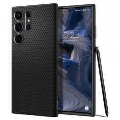 Husa pentru Samsung Galaxy S23 Ultra S918, Spigen, Liquid Air, Neagra ACS05614 foto
