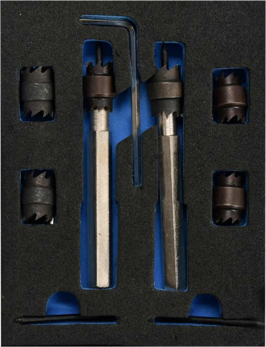 YATO Set alezaj pentru sudura in puncte, 9 piese