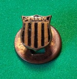 Insigna (model vechi cu talpa) fotbal - Club Atl&eacute;tico Pe&ntilde;arol Montevideo, Uruguay