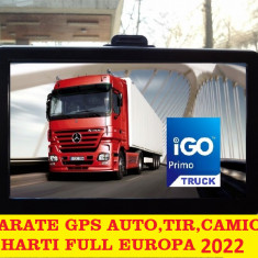 NAVIGATII GPS 7" HD 2022 GPS SPECIAL CAMION IGO Primo TRUCK, 256RAM, 845MHz NOU