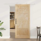 Ușa glisantă cu set de accesorii 86x198.5 cm din lemn masiv de pin