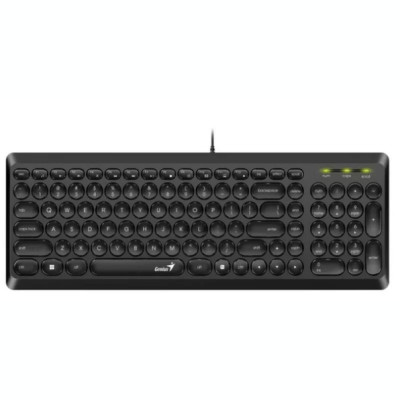 Tastatura cu fir GENIUS SlimStar negru Q200 31310020400 foto