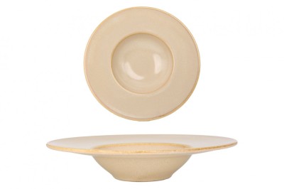 Bonna Farfurie cu paste - Sand Hygge - Por&amp;Aring;&amp;pound;elan - 28 cm 400 cc - set de 2 foto