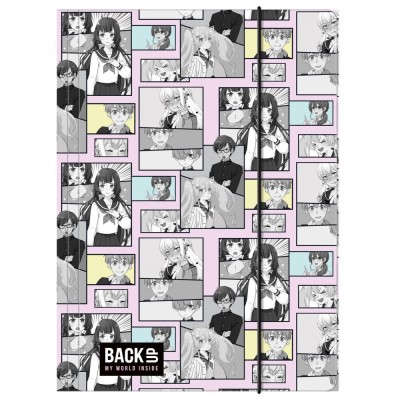 Mapa A4 cu elastic, Derform, colectia Manga, carton, TGA4B6A02 foto