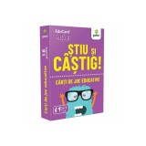 Carti de joc educative. Stiu si castig!