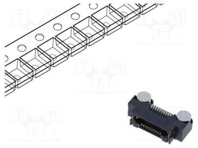 Conector PCB-PCB mamă 20 PIN 0,8mm ERF8 aurit SMT 1,4A SAMTEC foto