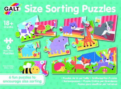 Set 6 puzzle - Animalute jucause (3 piese) foto