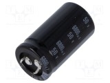 Condensator electrolitic NICHICON 6800uF 50V SNAP-IN &Oslash;25x45mm