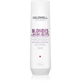 Goldwell Dualsenses Blondes &amp; Highlights șampon pentru păr blond neutralizeaza tonurile de galben 250 ml