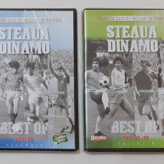Steaua - Dinamo 2 DVD Volumul 1 + 2 Anii '60 '70 '80 Meciuri De Poveste SIGILATE