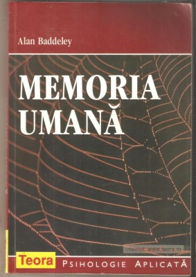Memoria Umana-Alan Baddeley foto