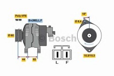 Generator / Alternator OPEL ASTRA H GTC (L08) (2005 - 2016) BOSCH 0 986 048 301