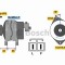 Generator / Alternator OPEL COMBO Combi (2001 - 2016) BOSCH 0 986 048 301