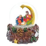 Glob de Zapada Decorativ de Craciun Iesle cu Stea 8cm, CMCLASS