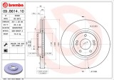 BREMBO 09.B614.10 PRIME LINE Disc frana