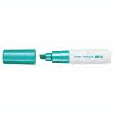 Cumpara ieftin Marker cu vopsea Pilot Pintor 8.0 mm varf tesit Verde Metalizat