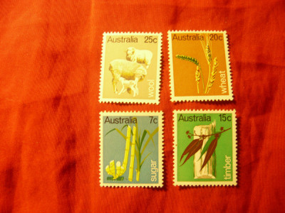 Serie Australia 1969 - Produse Industriale , 4 valori foto