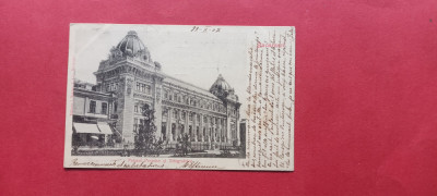 Bucuresti Bukarest Bucuresci Palatul Postelor si Telegrafelor 1900 foto