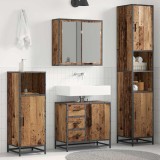 vidaXL Set de mobilier pentru baie 4 pcs Lemn vechi 65 x 33 x 60 cm 3402557