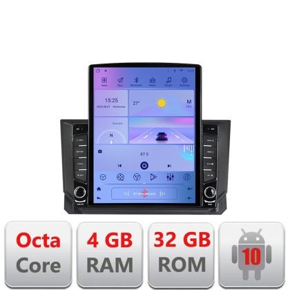 Navigatie Seat Ibiza 2017- G-IBZ ecran tip TESLA 9.7&quot; cu Android Radio Bluetooth Internet GPS WIFI 4+32GB DSP 4G Octa CarStore Technology