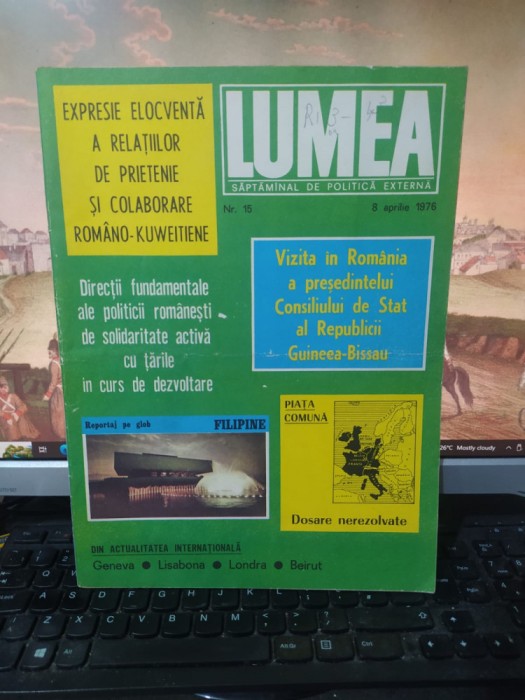 Lumea nr. 15, 8 apr. 1976, Președintele Ceaușescu &icirc;n Kuweit; Filipine, 027