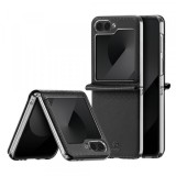 Husa pentru Samsung Galaxy Z Flip7 FE F761 / Z Flip6 F741, DUX DUCIS, Bril, Neagra